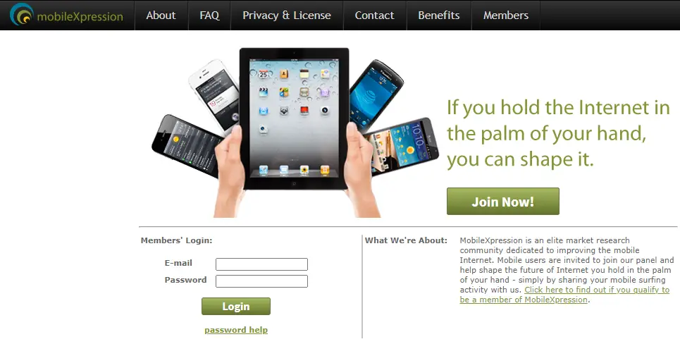 get paid to search the web with mobilexpression