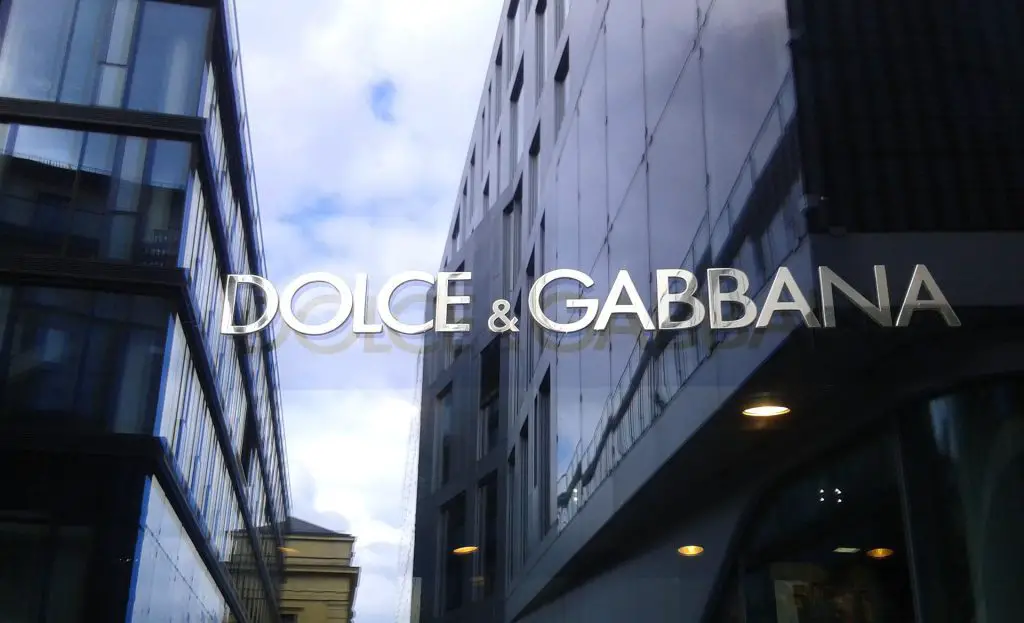 top 100 luxury fashion brands dolce & gabbana